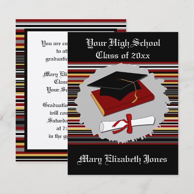Graduation Invitation (Front/Back)