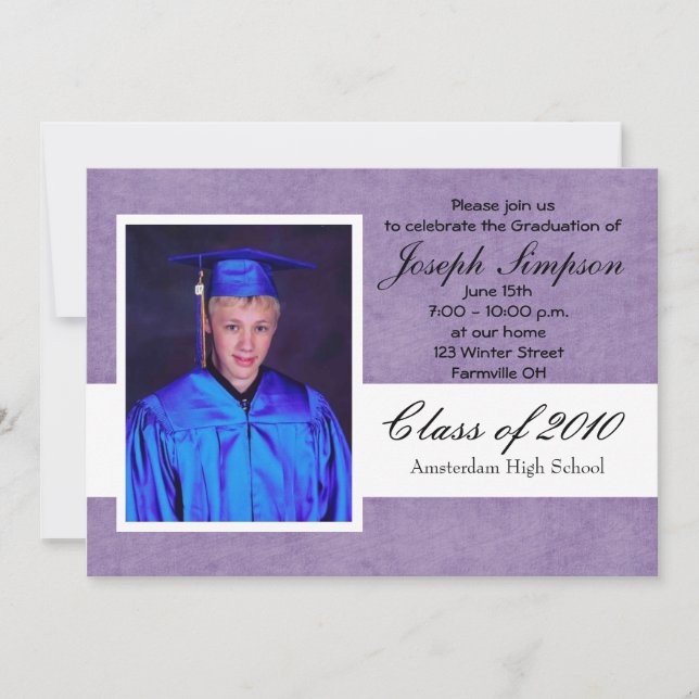 Graduation Invitation Cards (Front)