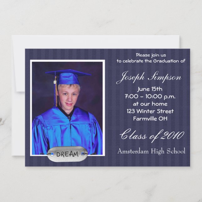 Graduation Invitation Cards (Front)
