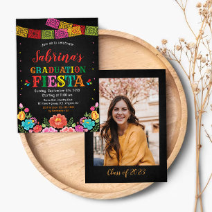 Graduation Invitation Fiesta Mexican Themed