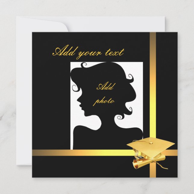 Graduation invitation template (Front)