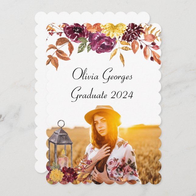 GRADUATION INVITATIONS (Front/Back)