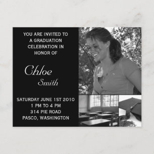 Graduation Invitations Cheap Customisable Photo