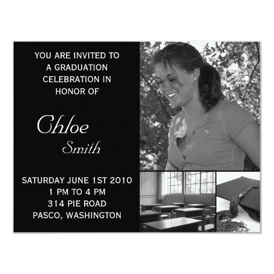 Graduation Invitations Cheap Customisable Photo