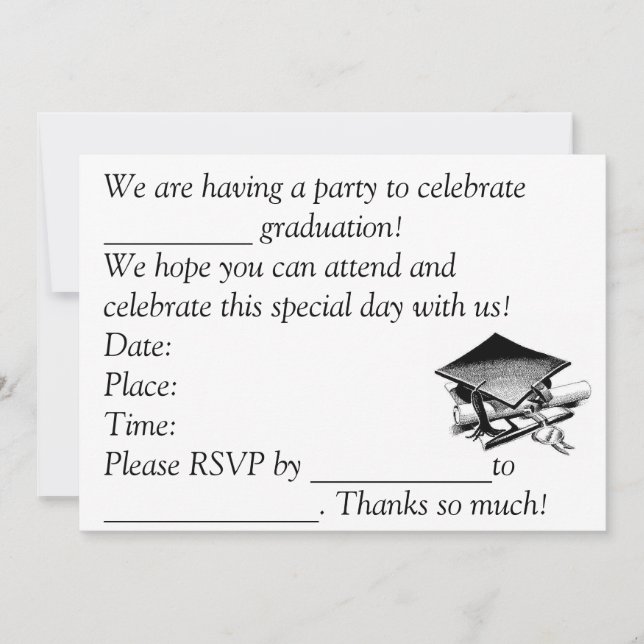 Graduation invites (Front)