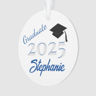 Graduation Keepsake in Blue Ornament