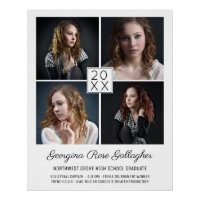 Graduation Keepsake Modern Photo Collage Classic