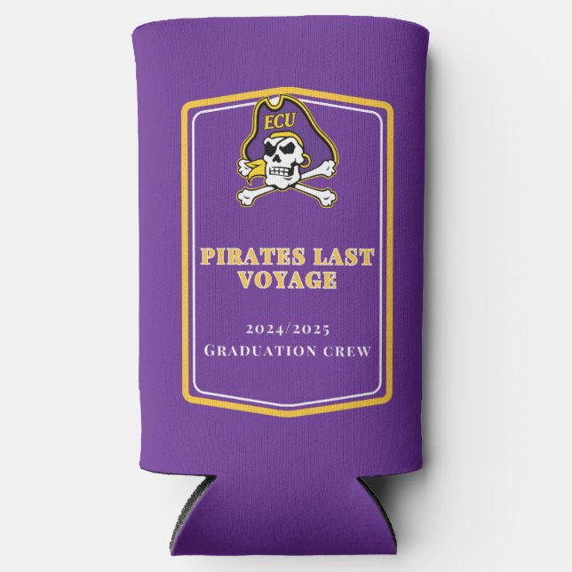 Graduation Koozie - Purple (Front)