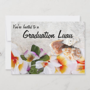 Graduation Luau Open House Invitation