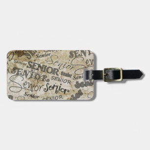 graduation luggage tag