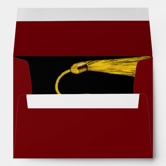 Graduation Maroon Envelope (Back (Bottom))