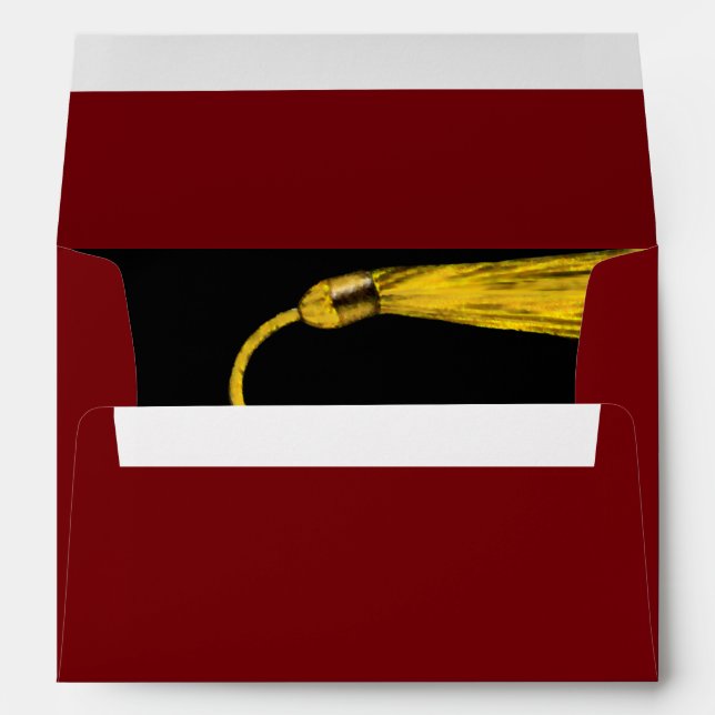 Graduation Maroon Envelope (Back (Bottom))