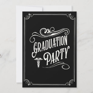 Graduation Medical Profession Nurse Doctor Invitation