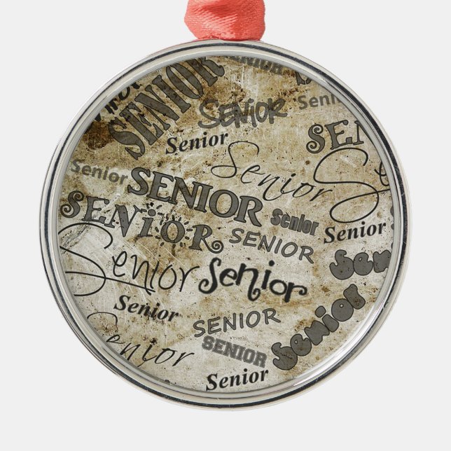 graduation metal ornament (Front)