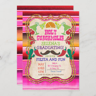 Graduation Mexican Fiesta Invitation