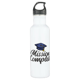 Graduation Mission Complete 710 Ml Water Bottle