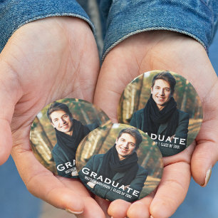 Graduation Modern Photo Button