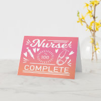 Graduation  Modern Pink Grad Nurse