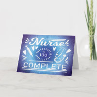Graduation Modern Purple Grad Nurse