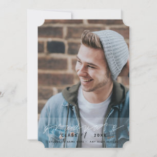 Graduation Modern Simple Design Invitation