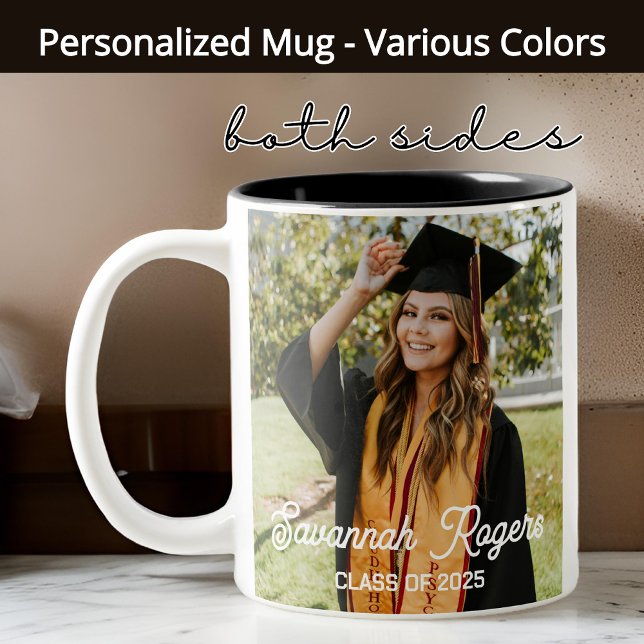 Graduation Mug, Custom Photo Mug for Graduate (personalized graduation gift, graduate gift, graduation photo mug, custom photo mug, graduation gift)