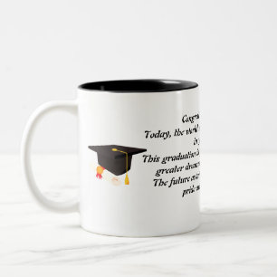  Graduation mug Graduation Hat With Words 