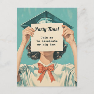 Graduation Mystery Moment Postcard