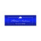 Graduation Name Card - Classy Plain Blue Gradient