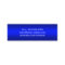 Graduation Name Card - Classy Plain Blue Gradient