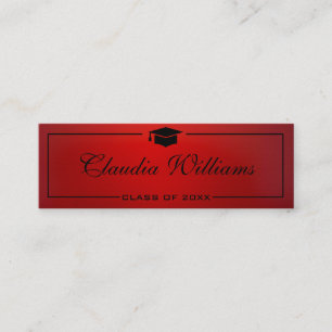 Graduation Name Card . Elegant Classic Insert Card