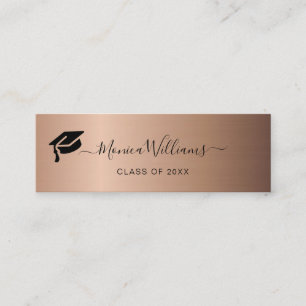 Graduation Name Card - Elegant Classic Insert Card