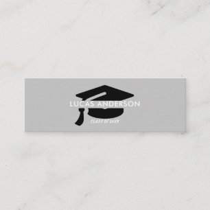Graduation Name Card . Elegant Classic Insert Card