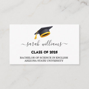 Graduation Name Card Grad Announcement 2025