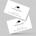 Graduation Name Card Grad Announcement Insert<br><div class="desc">Graduation Name Card / Grad Announcement Insert - An elegant memento for family and friends.</div>