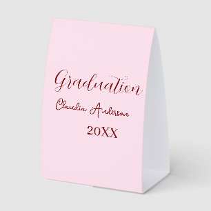 Graduation name class of 20XX mauve calligraphy co