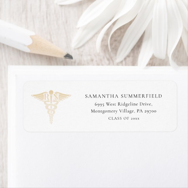 Graduation Nurse Pining2025 Return Address Return Address Label (Insitu)