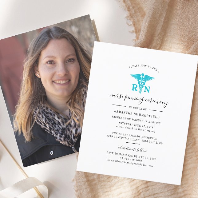 Graduation Nurse Pinning Ceremony 2025 Invitation (Graduation Nurse Pinning Ceremony 2025 Invitation)