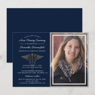 Graduation Nurse Pinning Ceremony Photo 2026 Invitation