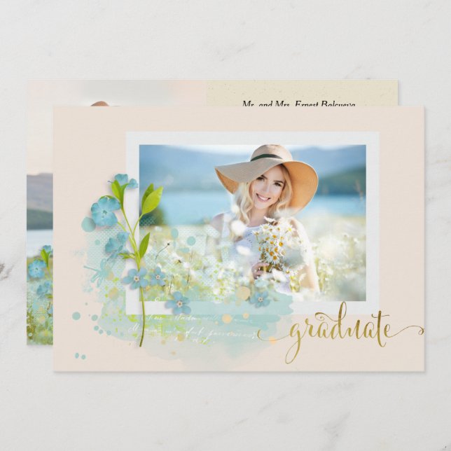 Graduation Open House Invitation (Front/Back)