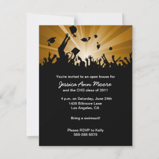 Graduation open house invitation