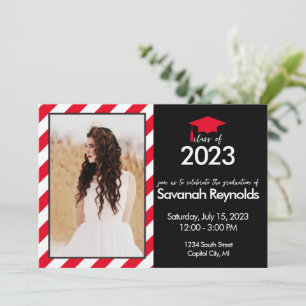 Graduation Open House Invitation with Photo