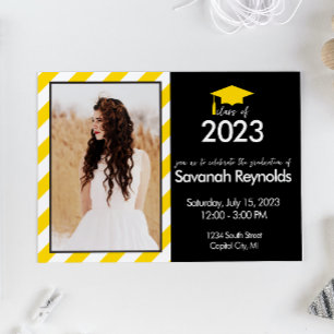 Graduation Open House Invitation with Photo