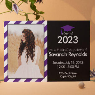 Graduation Open House Invitation with Photo