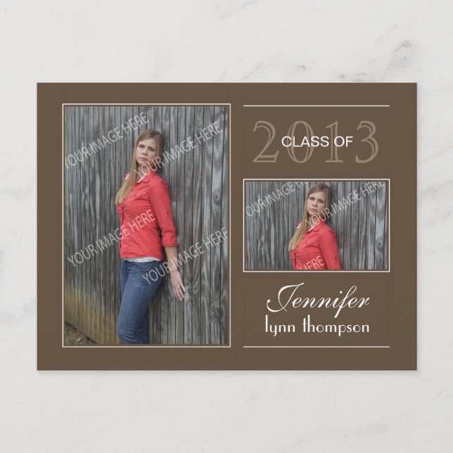 Graduation Open House Postcard (Front)
