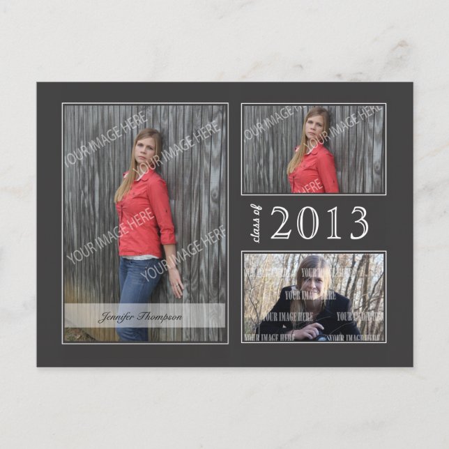 Graduation Open House Postcard (Front)