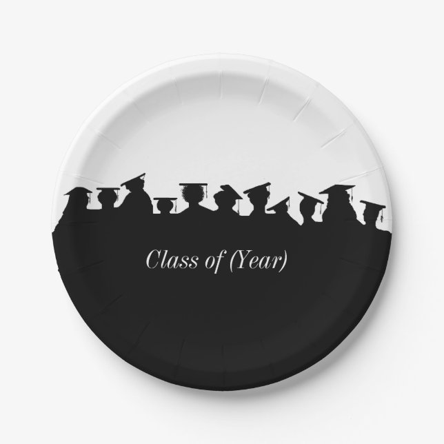 Graduation or Reunion Customise Paper Plates (Front)