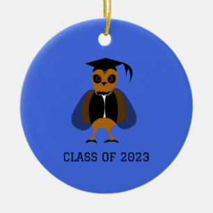 Graduation Owl Graduation Ceramic Ornament