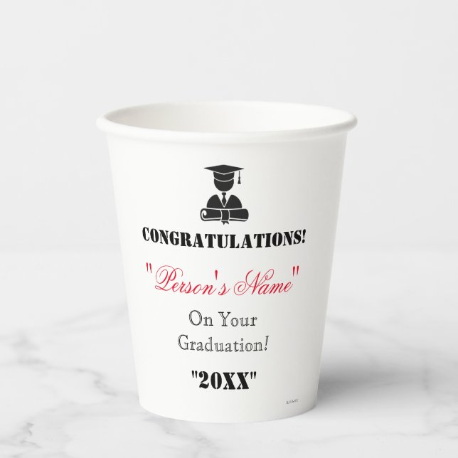 Graduation Paper Cup - HAMbyWG (Front)