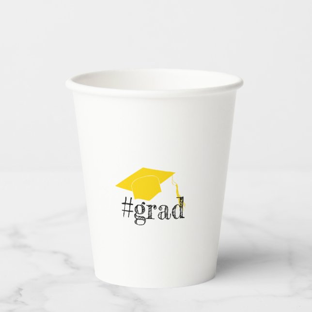 Graduation  paper cups (Front)