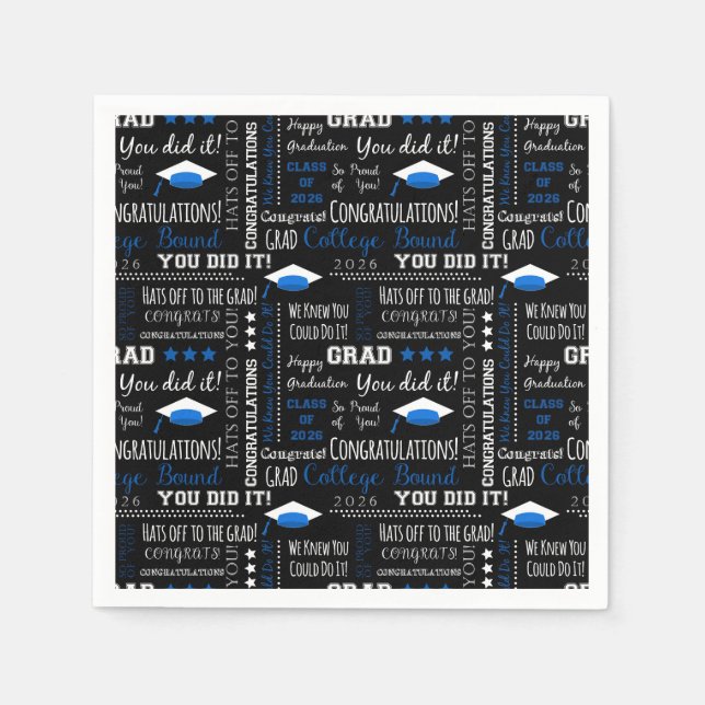 Graduation Paper Napkins (Front)